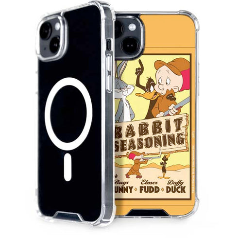 Looney Tunes Rabbit Seasoning iPhone 15 Plus MagSafe Case