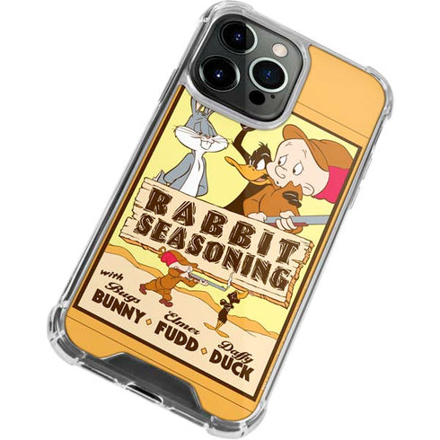 Looney Tunes Rabbit Seasoning iPhone 14 Pro Clear Case