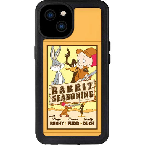 Looney Tunes Rabbit Seasoning iPhone 15 Plus Waterproof Case