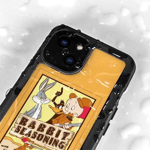 Looney Tunes Rabbit Seasoning iPhone 15 Plus Waterproof Case