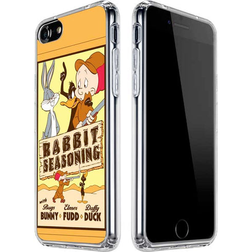 Looney Tunes Rabbit Seasoning iPhone SE (2nd & 3rd Gen) Clear Case