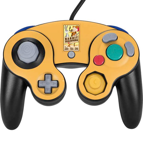 Looney Tunes Rabbit Seasoning Nintendo GameCube Controller Skin