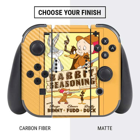 Looney Tunes Rabbit Seasoning Nintendo Switch Bundle Skin