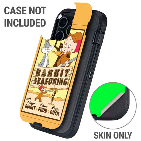 Looney Tunes Rabbit Seasoning Otterbox Defender iPhone Skin