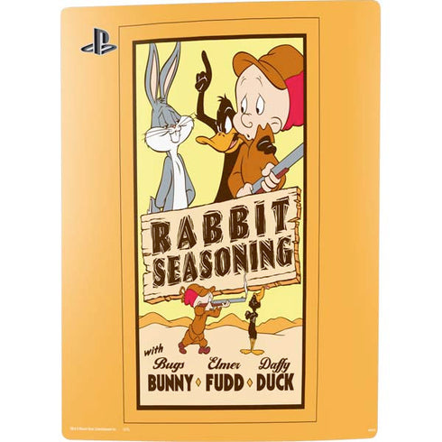 Looney Tunes Rabbit Seasoning PS5 Digital Edition Console Skin