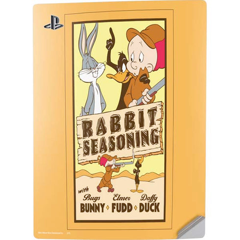 Looney Tunes Rabbit Seasoning PS5 Digital Edition Console Skin