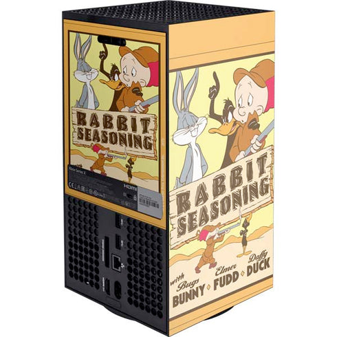 Looney Tunes Rabbit Seasoning Xbox Series X Console Skin