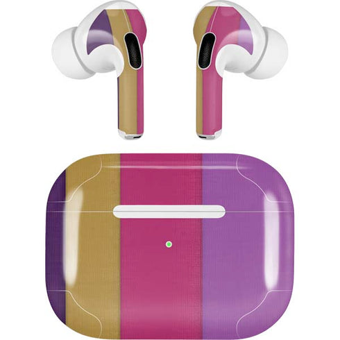 Radiant Orchid Color Block AirPods Pro 2nd Gen Skin
