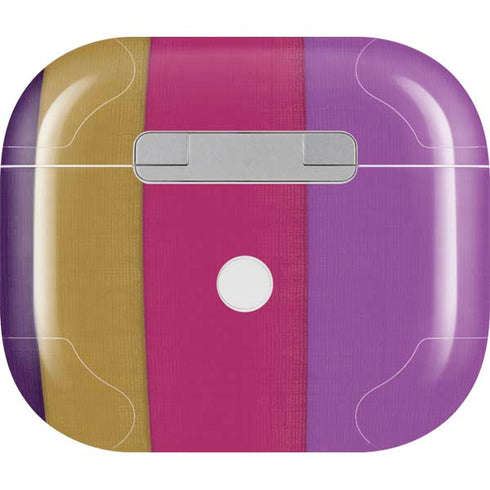 Radiant Orchid Color Block Apple AirPods (3rd Gen 2021) Skin