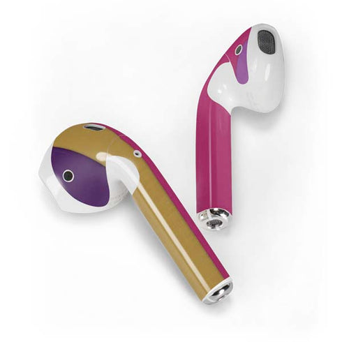 Radiant Orchid Color Block Apple AirPods Skin