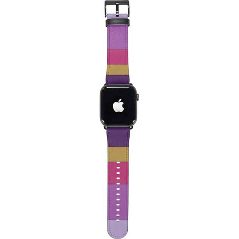 Radiant Orchid Color Block Apple Watch Band 42-44mm