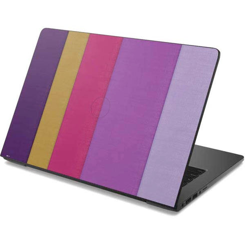 Radiant Orchid Color Block Dell Chromebook Skin