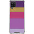 Radiant Orchid Color Block Galaxy A12 Clear Case