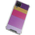 Radiant Orchid Color Block Galaxy A12 Clear Case