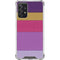 Radiant Orchid Color Block Galaxy A72 5G Clear Case
