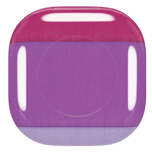 Radiant Orchid Color Block Galaxy Buds Pro Skin