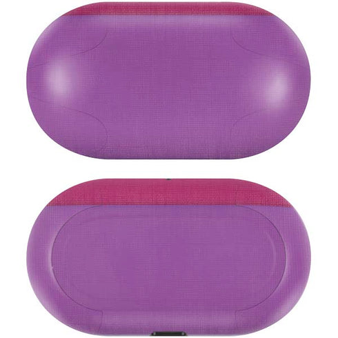 Radiant Orchid Color Block Galaxy Buds Skin