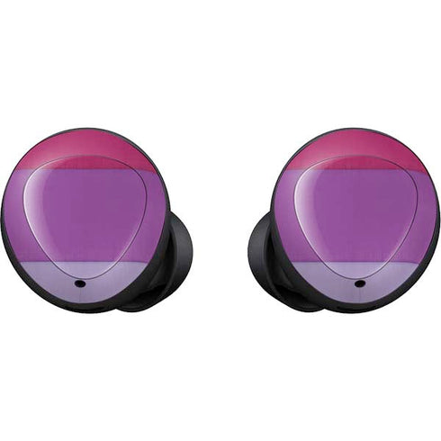 Radiant Orchid Color Block Galaxy Buds Skin
