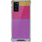 Radiant Orchid Color Block Galaxy Note20 5G Clear Case