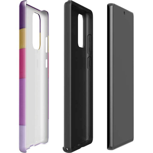 Radiant Orchid Color Block Galaxy Note20 5G Pro Case