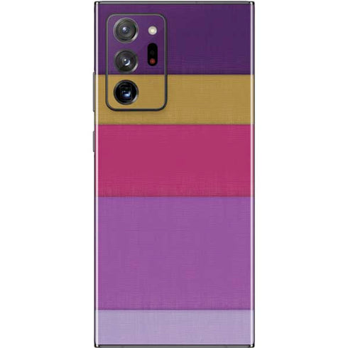 Radiant Orchid Color Block Galaxy Note20 Ultra 5G Skin