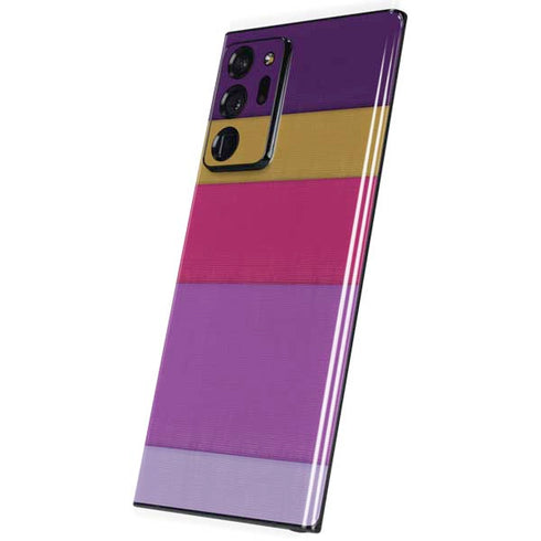 Radiant Orchid Color Block Galaxy Note20 Ultra 5G Skin