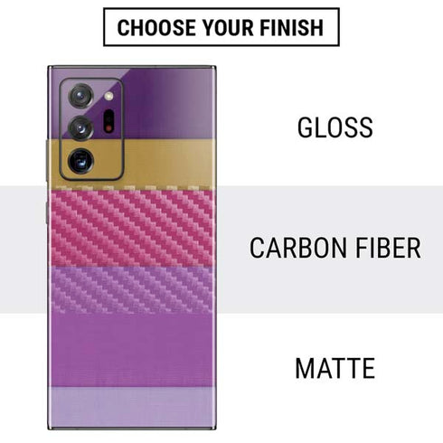 Radiant Orchid Color Block Galaxy Note20 Ultra 5G Skin