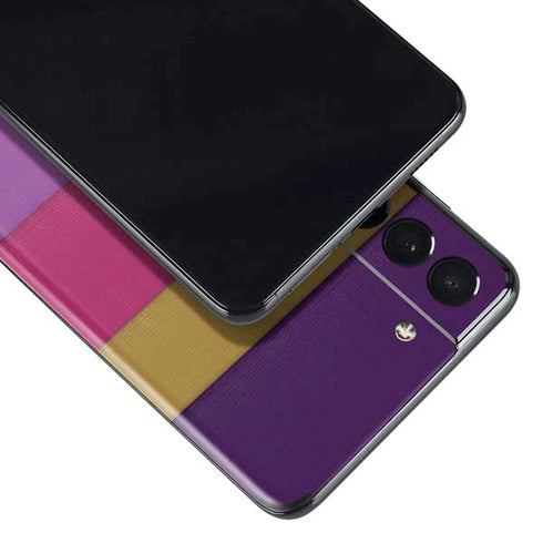 Radiant Orchid Color Block Galaxy S21 Plus 5G Skin