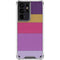Radiant Orchid Color Block Galaxy S21 Ultra 5G Clear Case