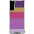 Radiant Orchid Color Block Galaxy S22 Plus Clear Case