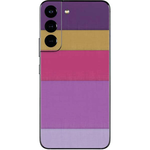 Radiant Orchid Color Block Galaxy S22 Skin