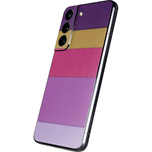Radiant Orchid Color Block Galaxy S22 Skin