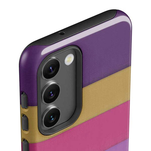 Radiant Orchid Color Block Galaxy S23 Plus Pro Case