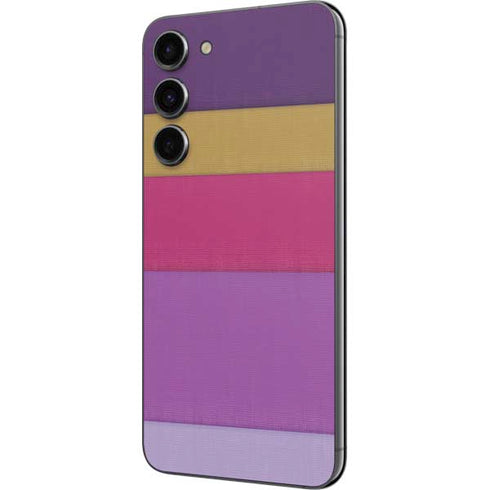 Radiant Orchid Color Block Galaxy S23 Plus Skin