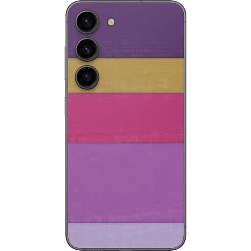 Radiant Orchid Color Block Galaxy S23 Skin