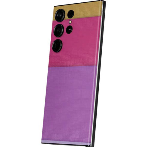 Radiant Orchid Color Block Galaxy S23 Ultra Skin