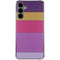 Radiant Orchid Color Block Galaxy S24 Plus Clear Case
