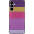 Radiant Orchid Color Block Galaxy S24 Plus Clear Case