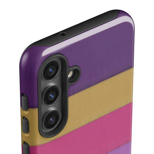 Radiant Orchid Color Block Galaxy S24 Plus Impact Case