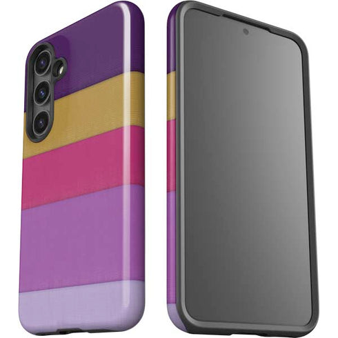 Radiant Orchid Color Block Galaxy S24 Plus Impact Case