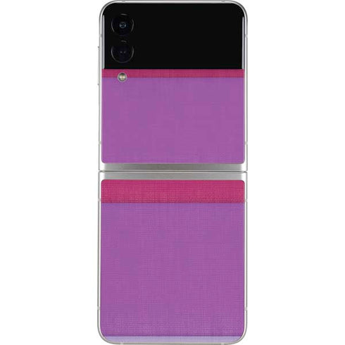 Radiant Orchid Color Block Galaxy Z Flip3 5G Skin