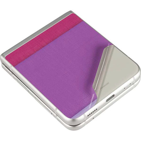 Radiant Orchid Color Block Galaxy Z Flip3 5G Skin