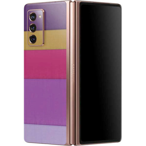 Radiant Orchid Color Block Galaxy Z Fold2 5G Skin