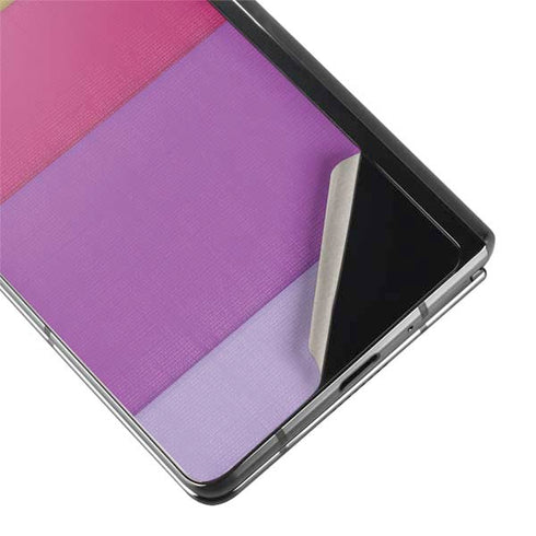 Radiant Orchid Color Block Galaxy Z Fold2 5G Skin