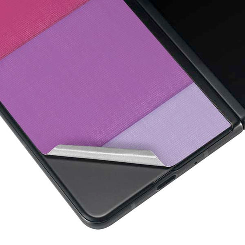 Radiant Orchid Color Block Galaxy Z Fold4 5G Skin
