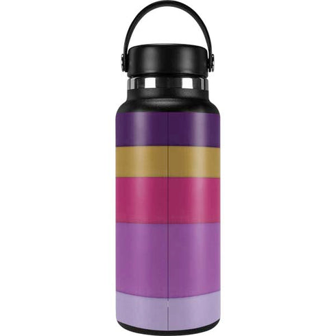 Radiant Orchid Color Block Hydro Flask 32oz Wide Mouth Skin