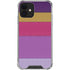 Radiant Orchid Color Block iPhone 12 Clear Case