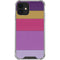 Radiant Orchid Color Block iPhone 12 Mini Clear Case
