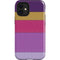 Radiant Orchid Color Block iPhone 12 Mini Impact Case