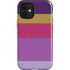 Radiant Orchid Color Block iPhone 12 Mini Impact Case